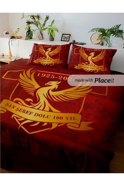 Elmas Dizayn Special Design Double Personality Bedding Set Cotton Satin 240X260 cm Goztepe
