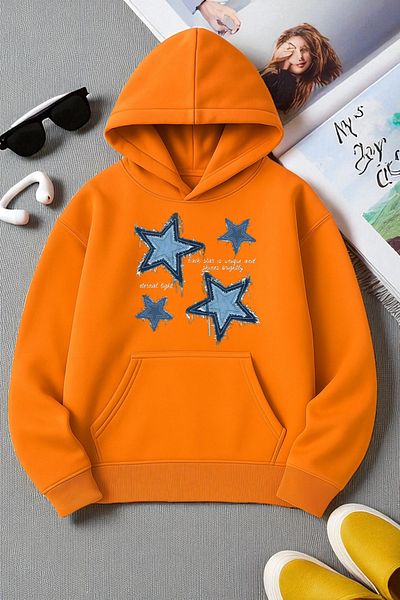 uyguntarz Unisex Eternal Light Printed Oversize Sweatshirt