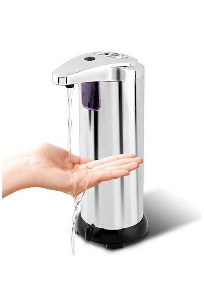 SOHO Dispenser Sapun Lichid cu Senzor, Otel Inoxidabil, Capacitate 250 ml, Sense