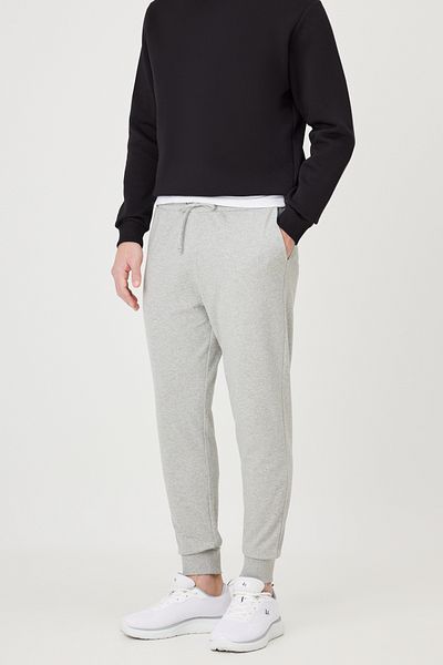 AC&Co / Altınyıldız Classics Regular Cut Jogger Men's Gray Melange Sweatpants