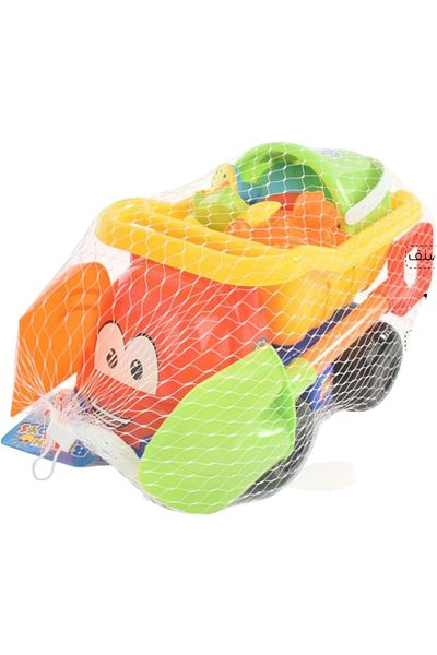 Toybox Kids Beach Sand Play Set with Truck and Sand Molds