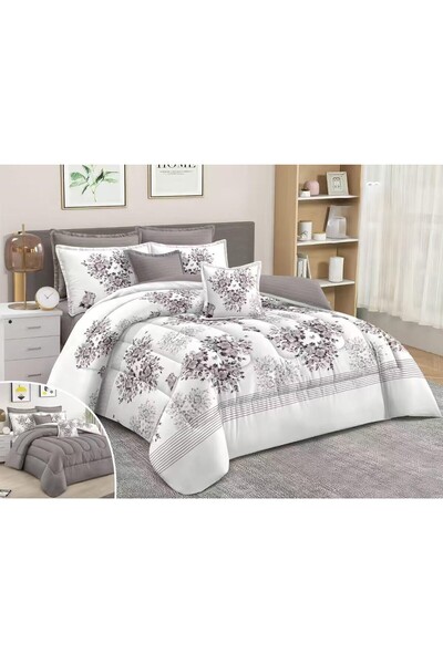 RedRosa Luxurious double bed sheet, printed, made of microfiber, size 240*260 cm