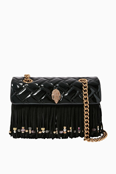 Kurt Geiger Kensington Fringe Deri Omuz Çantası