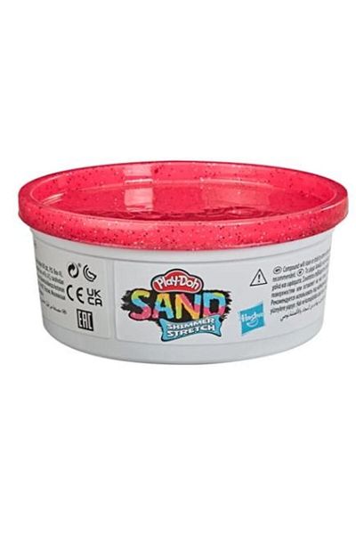 Play Doh Cutie Play-Doh Sand Shimmer Stretch, red