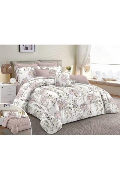 RedRosa Luxurious double bed sheet, printed, made of microfiber, size 240*260 cm