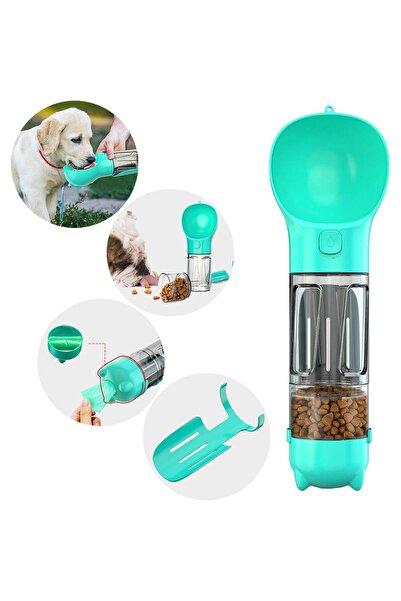 SOHO Portable Bottle for Dogs, Pet Multifunctional, with 3 Compartments
