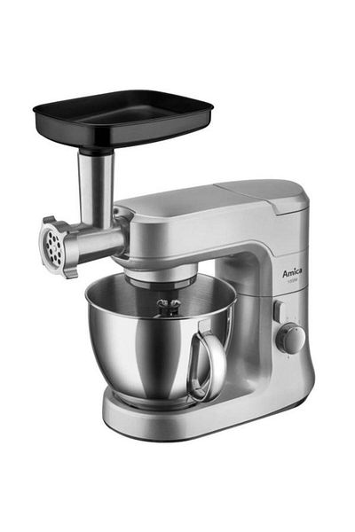 AMICA Robot de bucatarie KML 6011, 1000W, bol inox 4.5L, 8 trepte de viteza (Argintiu)