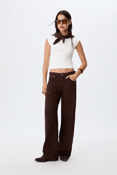 Stradivarius D91 Low wide-leg jeans