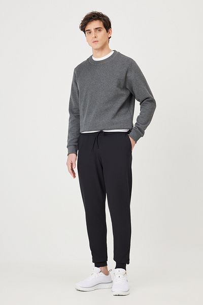 AC&Co / Altınyıldız Classics Regular Cut Jogger Men's Black Sweatpants