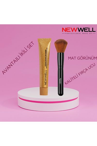New Well Newwell Derma Intensive Concealer 04 - Blush Brush Advantageous Set