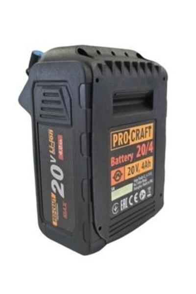 ProCraft Pdr Tools Acumulator Procraft 20V, 4 Amperi, Li-Ion, indicator de al...
