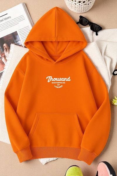 uyguntarz Unisex Thousand Printed Oversize Sweatshirt
