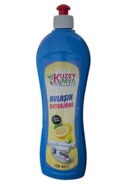 KUZEY KİMYA Limon Kokulu Sıvı Bulaşık Deterjanı (Elde Yıkama) 750 ml