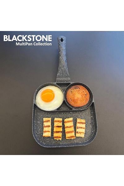 Blackstone Divided Frying Pan | Egg Frying Pan Nonstick Pancake Pan | Aluminum Multipan for making