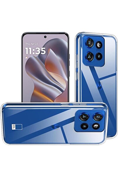 bestcase Carcasă transparentă din silicon 2 mm pentru Motorola Edge 50 Neo, t...