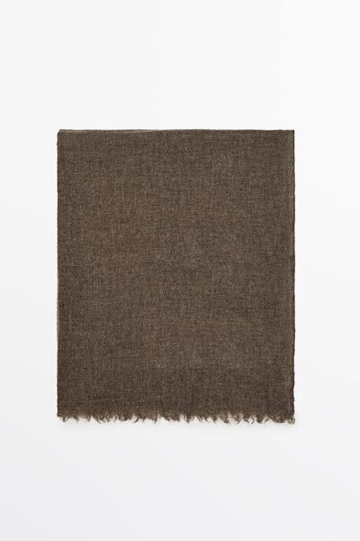 Massimo Dutti %100 kaşmir atkı