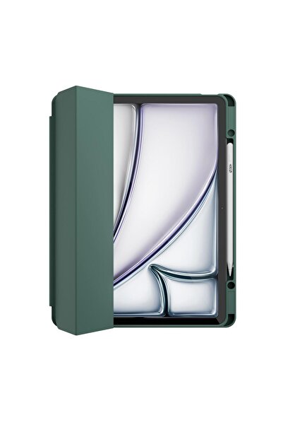 NOA Husa de protectie Rollcase pentru iPad Air 13" M2, cu suport pentru stilou, Verde