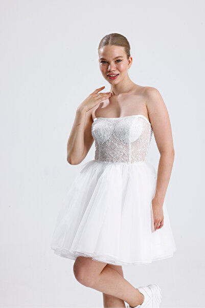 Tangül&Ali'S Moda Evi Mini After Elbisesi