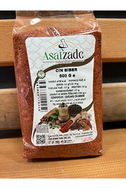asafzadebaharat Asafzade Cin Biberi (Çok Acı) 500g