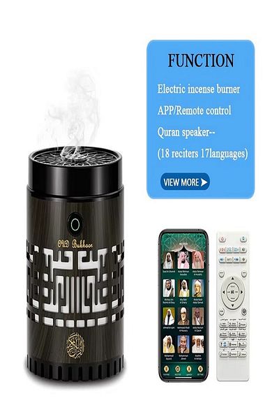 Primo Plus Electronic incense burner with the complete Holy Quran SQ-309