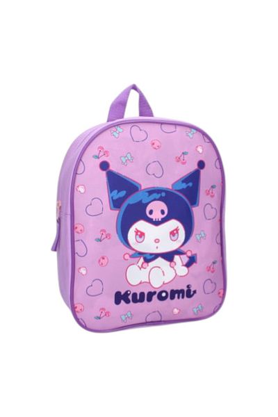 Hello Kitty Children's backpack, 29x22x9 cm, adjustable straps, multicolor, Cheeky But Charming, Kuromi