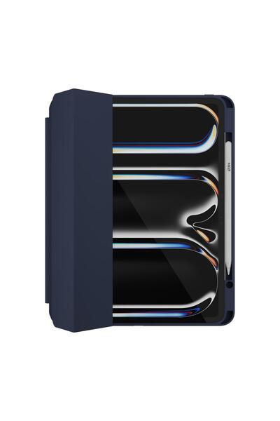 NOA Husa de protectie Rollcase pentru iPad Pro 13" M4, cu suport pentru stilou, Albastru