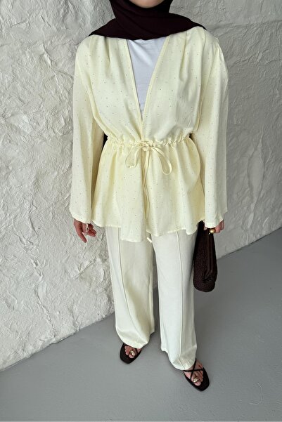 Rimel Moda Benan Stone Suit Yellow