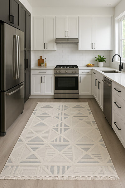 KEVLİNE Modern Dokuma Halı Micro Fiber polyester İskandinav halı Pinterse Desen Salon Antre Halısı