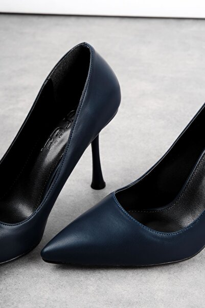 MY DERİ Γυναικεία βραδινά παπούτσια στιλέτο με μυτερή μύτη και τακούνι Misty ...