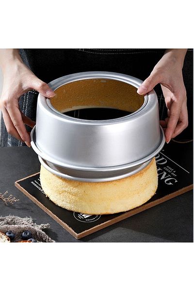 Liying Round Removable Bottom Cheesecake Pan Silver 8inch