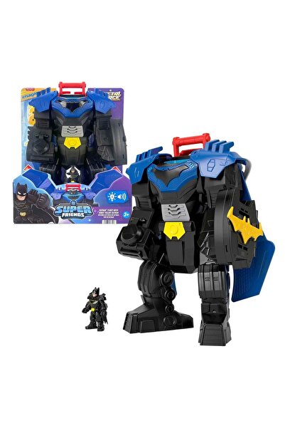 Imaginext Dc Metal Force Super Friends Batman Flight Vehicle with Sound and L...