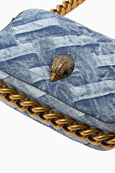 Kurt Geiger Kensington Small Camera Bag Denim Çanta