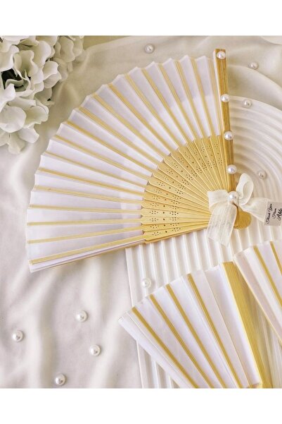 Vona Atelier 20 Adet Hediyelik Yelpaze , Nişan Düğün Kına Nedime Hediyesi