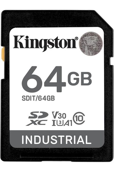AC BOX Industrial Sd Card, up to 100Mb/S, High Endurance, Uhs-I U3 V30 A1, (Sdit/64Gb) Ac Box