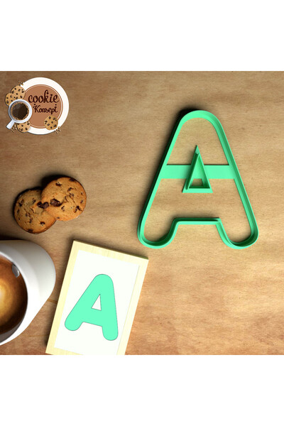 CookieKonsept مجموعة قوالب استحمام الطفل على شكل حرف A - متوافقة مع الكوكيز و...