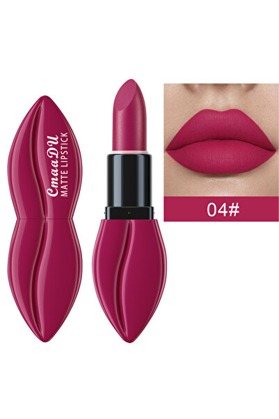 cmaadu أحمر شفاه مطفي، مقاوم للماء، يدوم طويلاً، مرطب، مخملي، غني بالصبغة، لل...