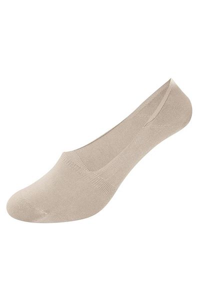 Weweus Men's Closed Beige Ballerina Socks 263