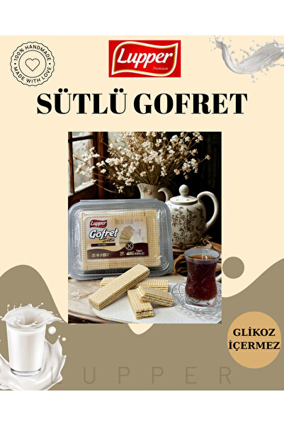 LUPPER Sütlü Gofret 450 gr (Glikossuz)