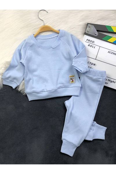 KGN GİYİM Baby Girl Bottom Top Tracksuit Set