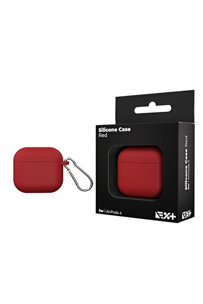NOA Husa din silicon pentru AirPods 4 (2024), Rosu