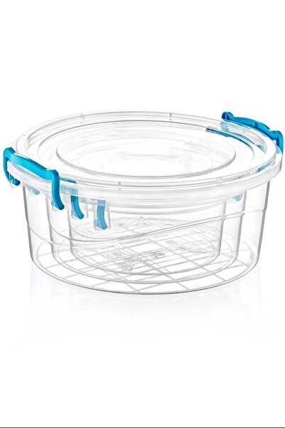 PRATİKOBA Round Storage Container 3 Pieces Royaleks-Çnk2071
