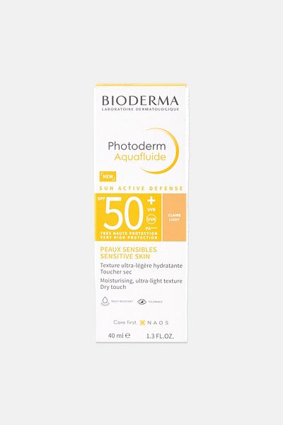 Bioderma ABCDerm Photoderm Aquafluide Clear Light Sunscreen SPF 50, 40 ml