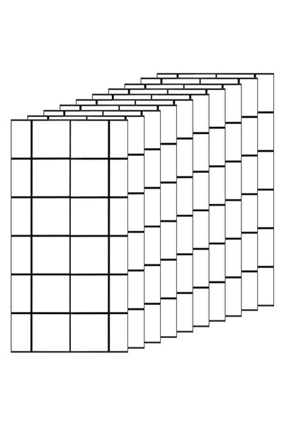 Teno Set 30x Tapet Marmura Premium 3D Teno®, suprafata acoperire 5.4 mp, 30x60 cm, alb