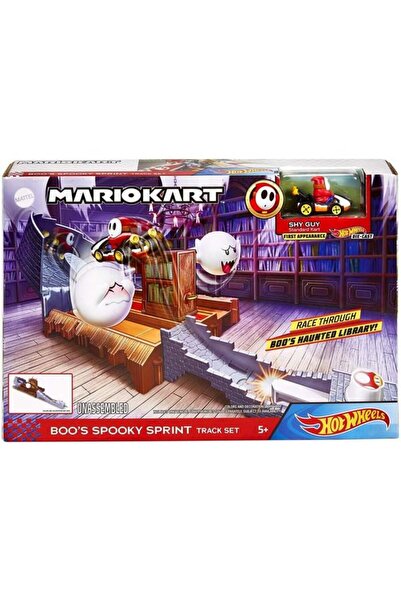 HOT WHEELS Set de piste Hot Wheels Mario Kart Ghostly Adventure
