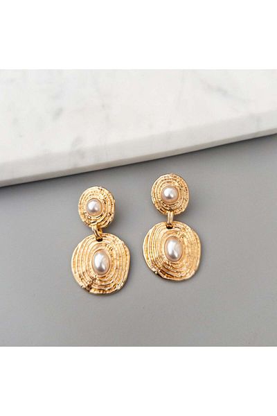 MOONGLOW ACCESSORIES Pearl Glam Earrings