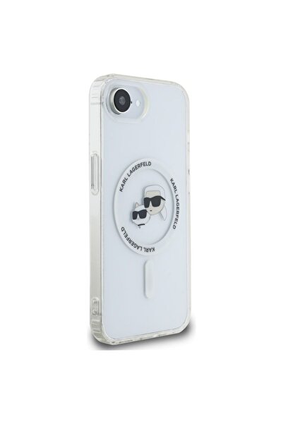 Modo iPhone 16e (M85) Polycarbonate Case — White Metal, Karl & Choupette