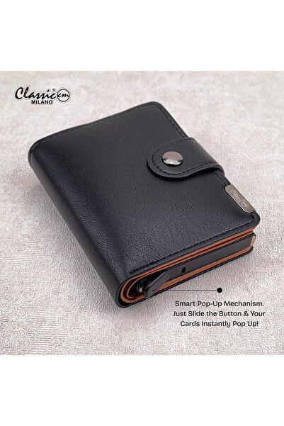 Classic Milano RFID Blocking Faux Leather Wallet for Men and Women