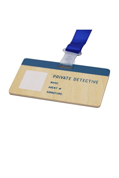 DacEnergy Set trusa de detectiv DacEnergy©, din lemn, pentru copii, 11 piese, aparat foto, lupa, walkie ta...