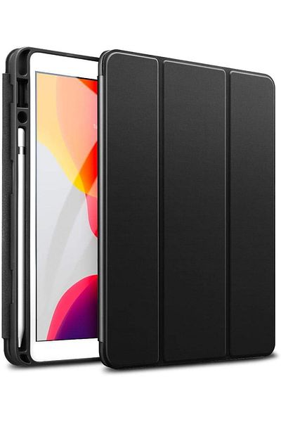OFIYAA Ovia iPad Pro 11-inch Case 2020-2024 Black with Pen Holder