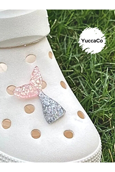 Crocs Simli Deniz Kızı Kuyruğu Üç Boyutlu Terlik Süsü/Denizkızı Kuyruklu Charm /Crocs Jibbitz